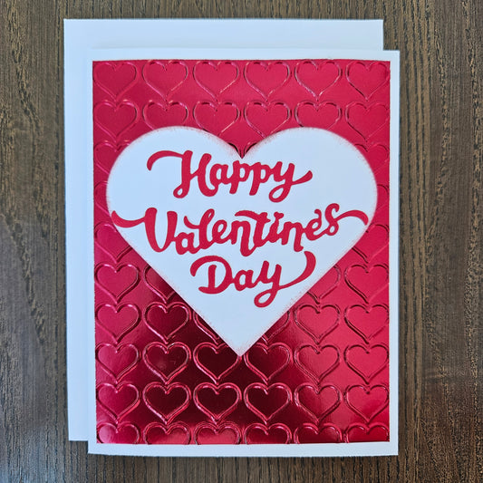 Handmade Valentine’s Day Card - "Happy Valentine’s Day"