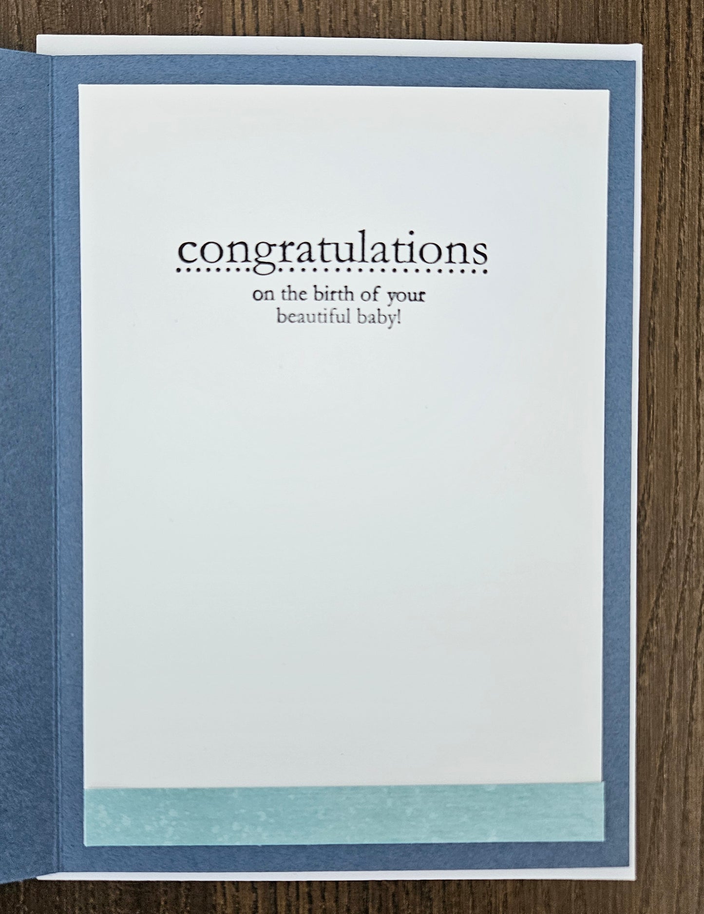 Handmade Baby Boy Card, 3D Decoupage Congratulations Card, Personalized Newborn Card, Moon & Stars Nursery Theme