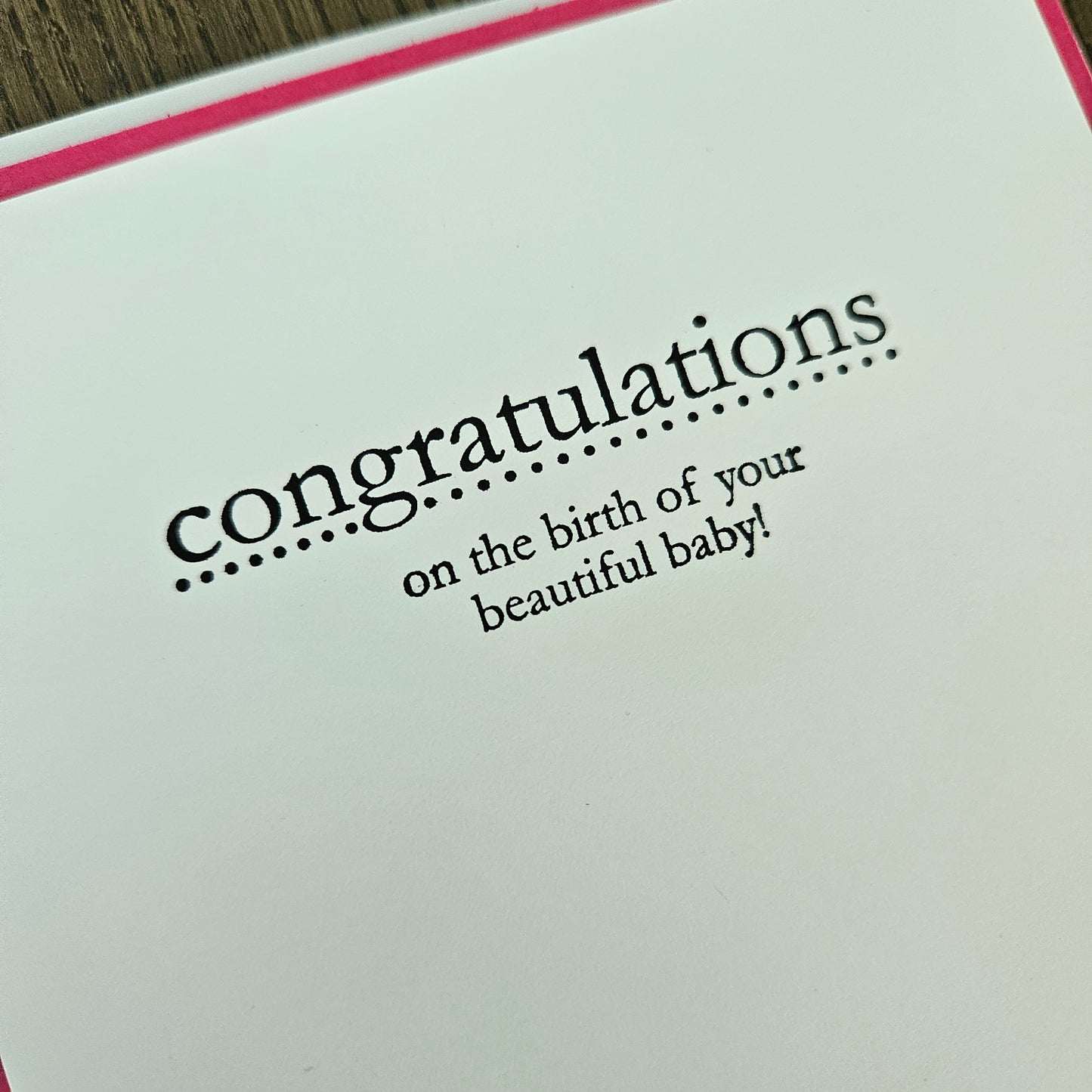 Handmade New Baby Girl Card, 3D Decoupage Greeting Card, It's a Girl Card for Parents, Cute Pink Baby Shower or Birth Congratulations