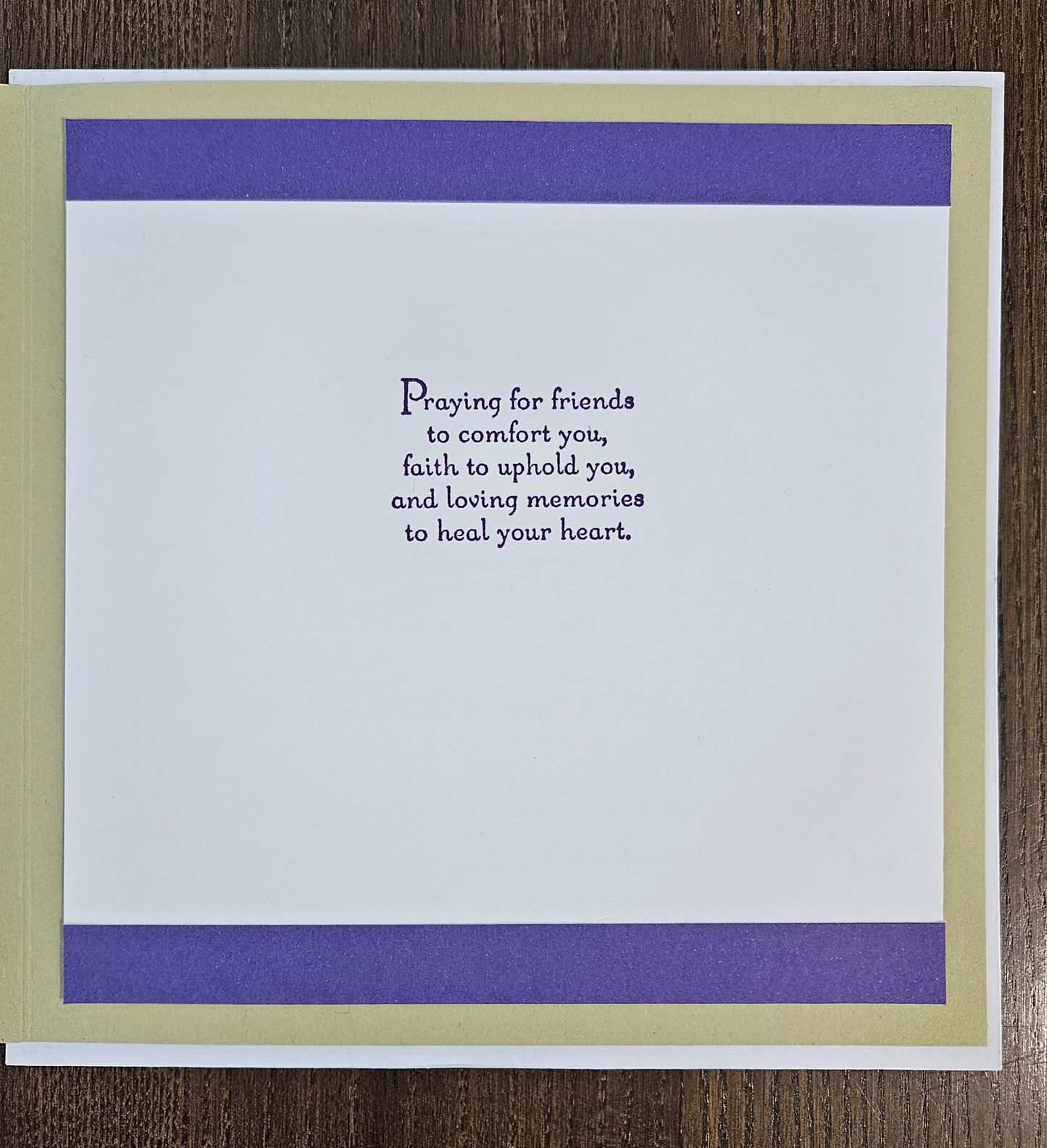 Handmade Sympathy Card, 3D Decoupage Hydrangea Card, Bereavement Greeting Card Encouragement for Grief & Loss, Comforting Heartfelt Message Card